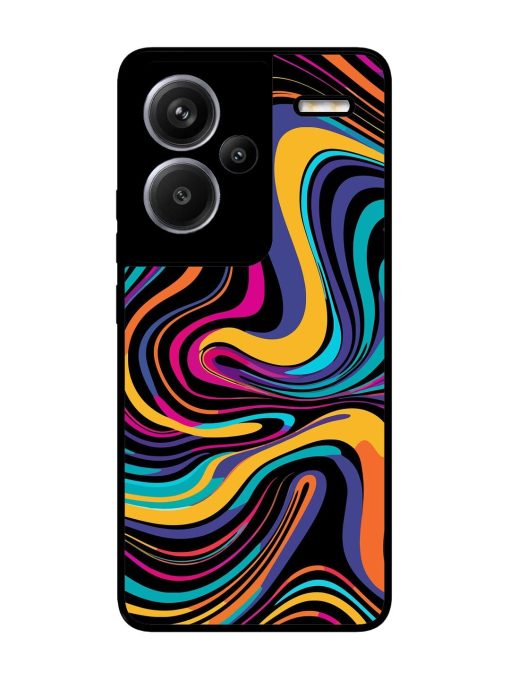 Psychedelic Swirl Glossy Soft Edge Case for Xiaomi Redmi Note 13 Pro Plus (5G) Chachhi