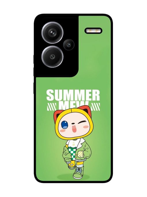 Purrfect Summer Glossy Soft Edge Case for Xiaomi Redmi Note 13 Pro Plus (5G) Chachhi