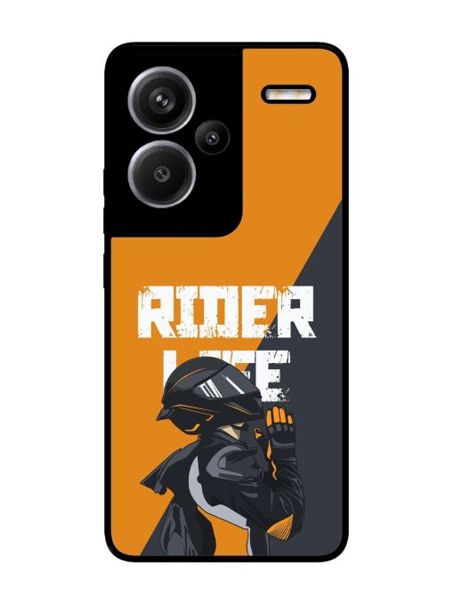 Ride Never Ends Glossy Soft Edge Case for Xiaomi Redmi Note 13 Pro Plus (5G) Chachhi