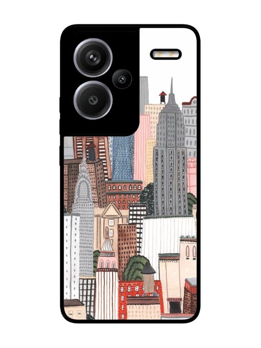 Cityscape Dreams Glossy Soft Edge Case for Xiaomi Redmi Note 13 Pro Plus (5G) Chachhi