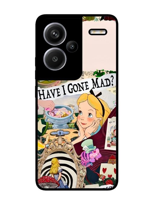 Mad Hatter'S Collage Glossy Soft Edge Case for Xiaomi Redmi Note 13 Pro Plus (5G) Chachhi