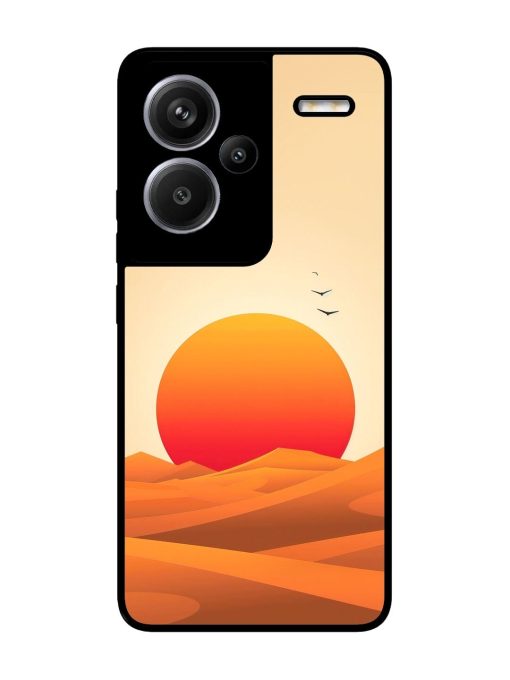 Desert Sunset Glossy Soft Edge Case for Xiaomi Redmi Note 13 Pro Plus (5G) Chachhi