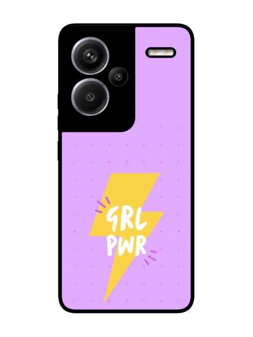 Girl Power Spark Glossy Soft Edge Case for Xiaomi Redmi Note 13 Pro Plus (5G) Chachhi