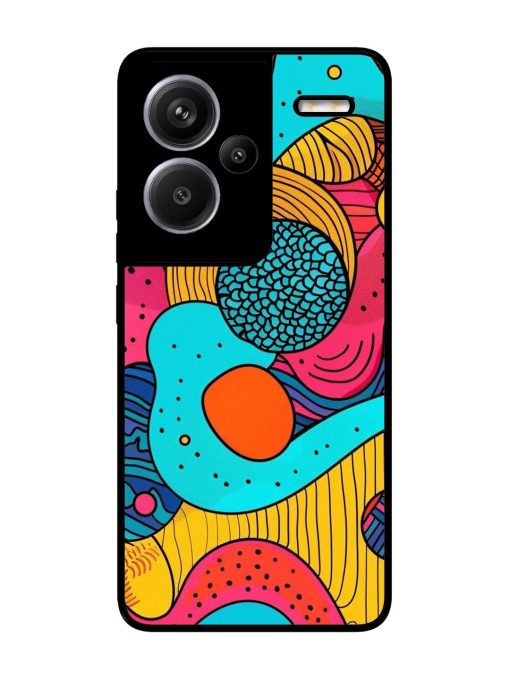 Psychedelic Patterns Glossy Soft Edge Case for Xiaomi Redmi Note 13 Pro Plus (5G)