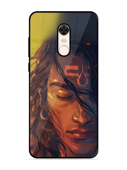 Tranquil Shiva Glossy Soft Edge Case for Xiaomi Redmi Note 5 Chachhi