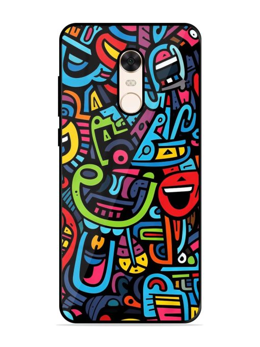 Doodlephoria Glossy Soft Edge Case for Xiaomi Redmi Note 5 Chachhi