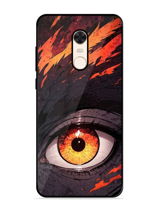 Inferno Gaze Glossy Soft Edge Case for Xiaomi Redmi Note 5 Chachhi