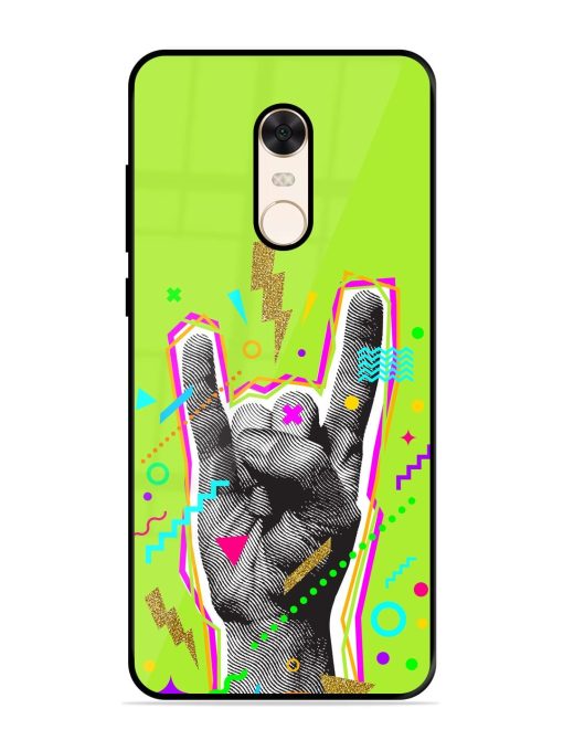 Neon Rock Glossy Soft Edge Case for Xiaomi Redmi Note 5 Chachhi