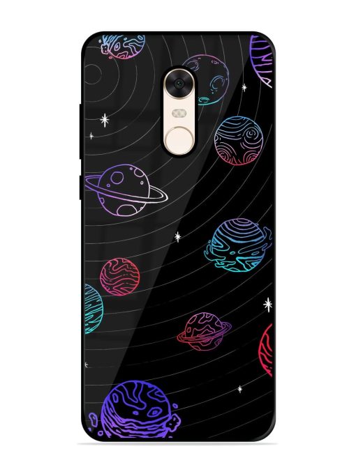 Cosmic Ballet Glossy Soft Edge Case for Xiaomi Redmi Note 5 Chachhi