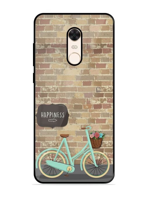 Pedaling Towards Happiness Glossy Soft Edge Case for Xiaomi Redmi Note 5 Chachhi