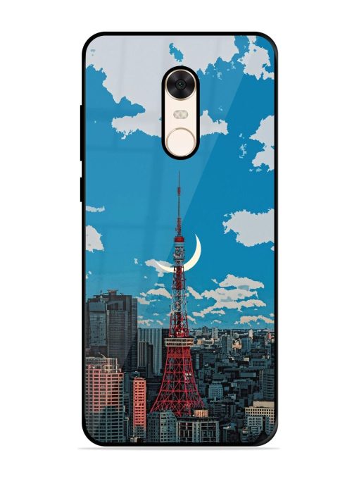 Tokyo Twilight Glossy Soft Edge Case for Xiaomi Redmi Note 5 Chachhi