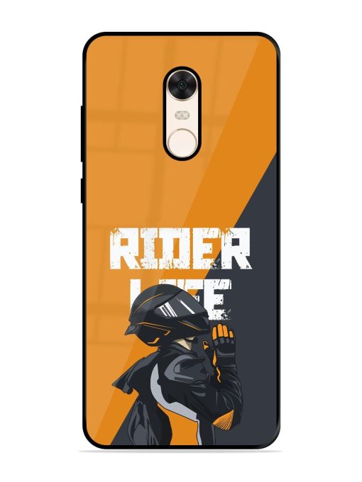 Ride Never Ends Glossy Soft Edge Case for Xiaomi Redmi Note 5 Chachhi