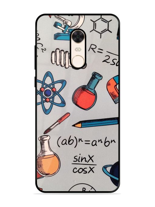 Science Doodle Glossy Soft Edge Case for Xiaomi Redmi Note 5