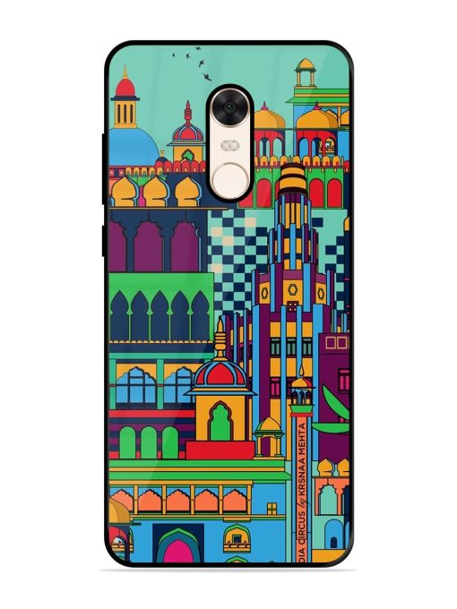 Indian Tapestry Glossy Soft Edge Case for Xiaomi Redmi Note 5 Chachhi