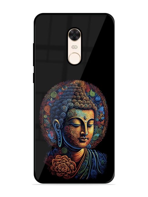 Stained Glass Serenity Glossy Soft Edge Case for Xiaomi Redmi Note 5 Chachhi