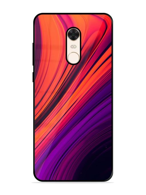 Crimson Curls Glossy Soft Edge Case for Xiaomi Redmi Note 5 Chachhi