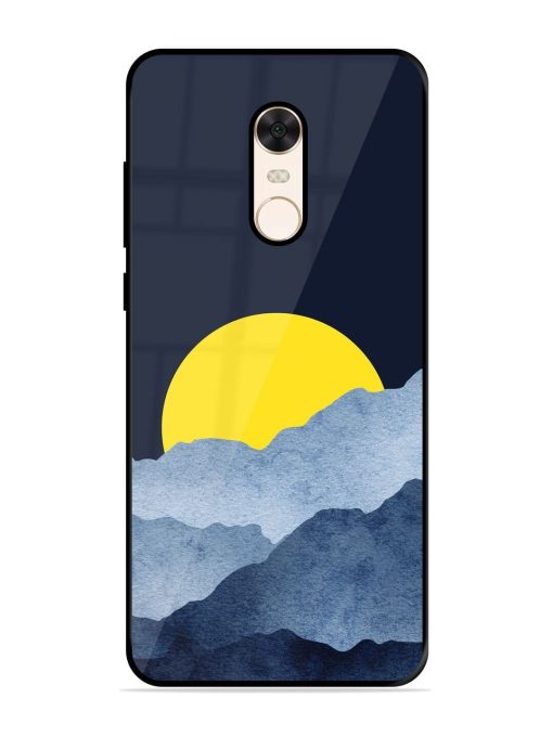 Golden Hour Horizon Glossy Soft Edge Case for Xiaomi Redmi Note 5 Chachhi