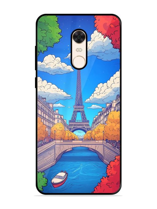 Parisian Panorama Glossy Soft Edge Case for Xiaomi Redmi Note 5 Chachhi