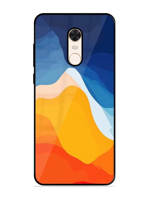 Liquid Landscape Glossy Soft Edge Case for Xiaomi Redmi Note 5 Chachhi