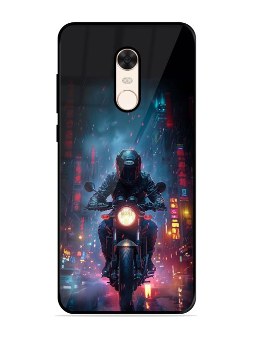 Neon Nights Glossy Soft Edge Case for Xiaomi Redmi Note 5 Chachhi