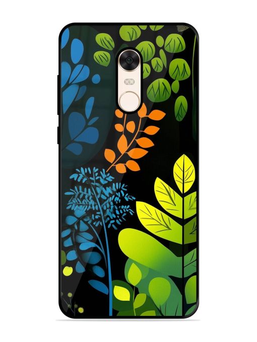 Midnight Garden Glossy Soft Edge Case for Xiaomi Redmi Note 5 Chachhi