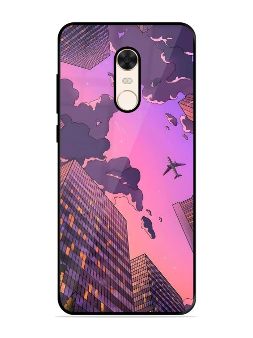 Urban Twilight Glossy Soft Edge Case for Xiaomi Redmi Note 5 Chachhi