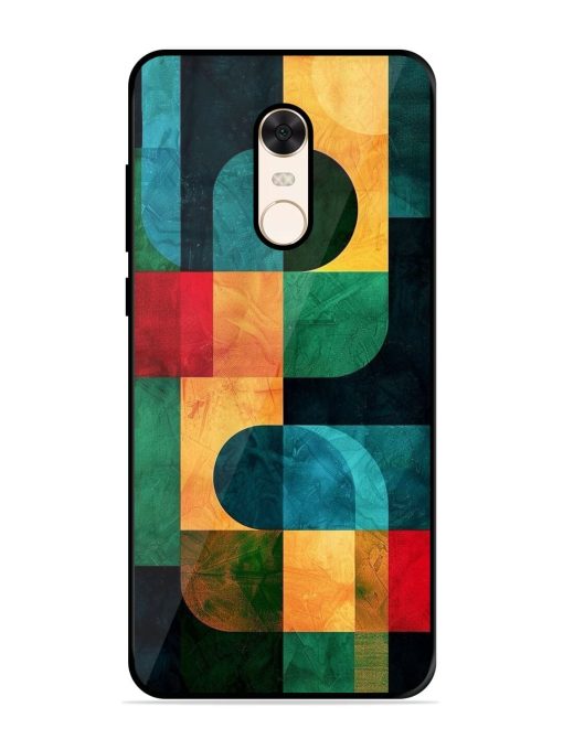 Geometric Harmony Glossy Soft Edge Case for Xiaomi Redmi Note 5 Chachhi