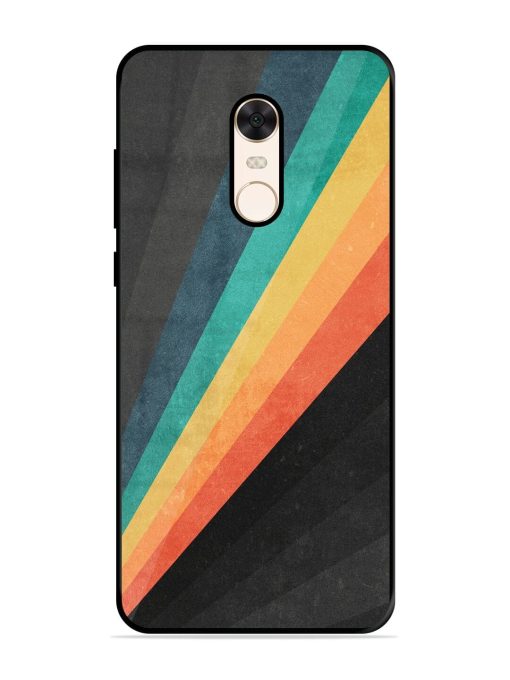 Retro Spectrum Glossy Soft Edge Case for Xiaomi Redmi Note 5 Chachhi