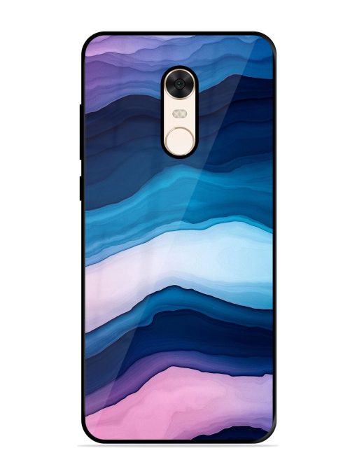 Oceanic Layers Glossy Soft Edge Case for Xiaomi Redmi Note 5 Chachhi