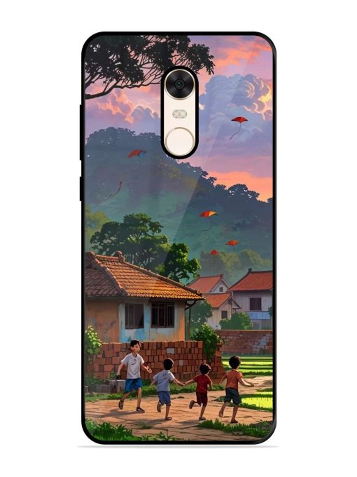 Sunset Play Glossy Soft Edge Case for Xiaomi Redmi Note 5 Chachhi