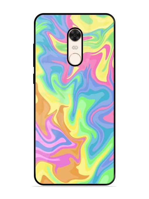 Whimsical Swirl Glossy Soft Edge Case for Xiaomi Redmi Note 5 Chachhi