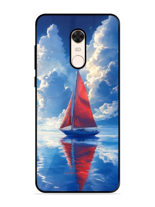 Crimson Sails Glossy Soft Edge Case for Xiaomi Redmi Note 5 Chachhi