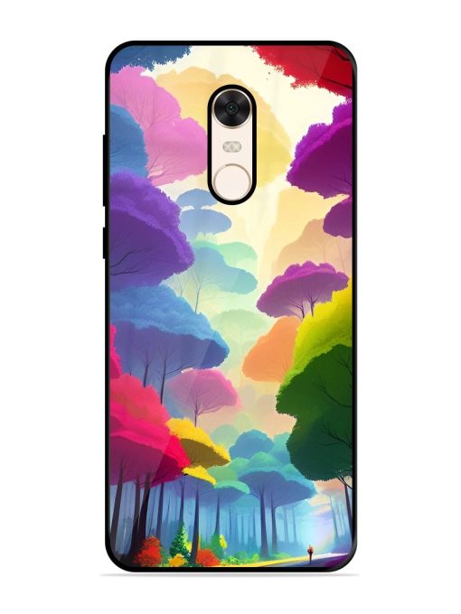 Rainbow Road Glossy Soft Edge Case for Xiaomi Redmi Note 5 Chachhi