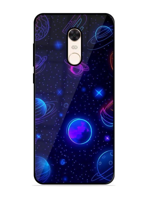 Neon Cosmos Glossy Soft Edge Case for Xiaomi Redmi Note 5 Chachhi