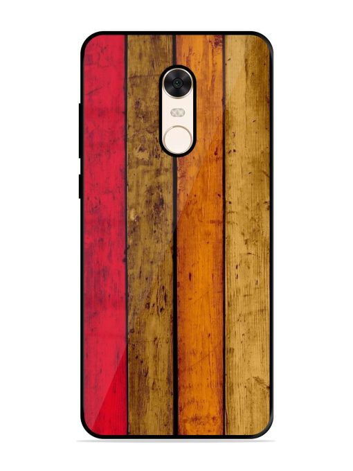 Colorful Woodgrain Glossy Soft Edge Case for Xiaomi Redmi Note 5 Chachhi