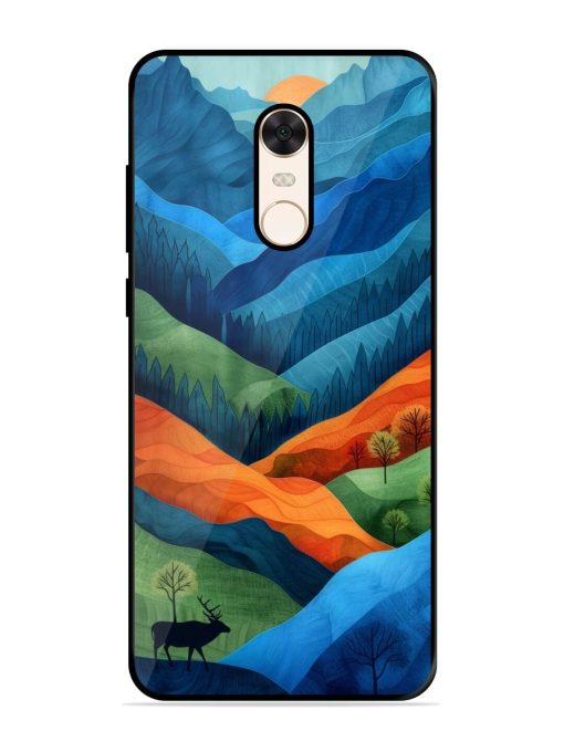 Layers Of The Land Glossy Soft Edge Case for Xiaomi Redmi Note 5 Chachhi