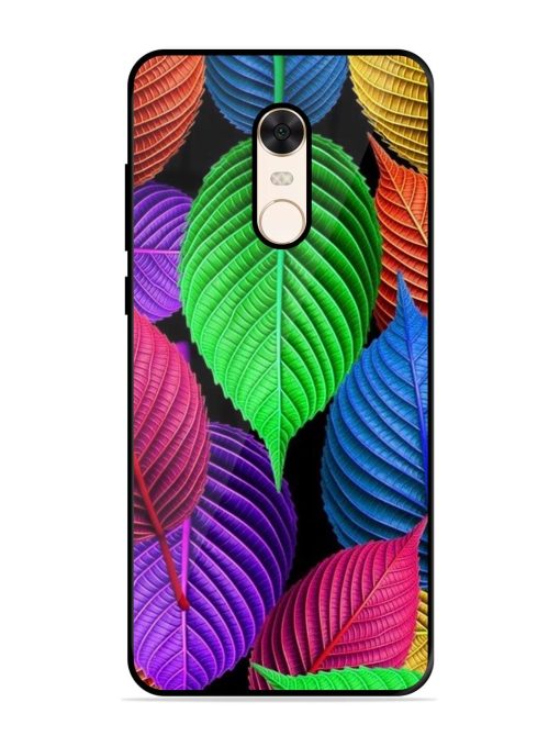 Rainbow Leaf Symphony Glossy Soft Edge Case for Xiaomi Redmi Note 5