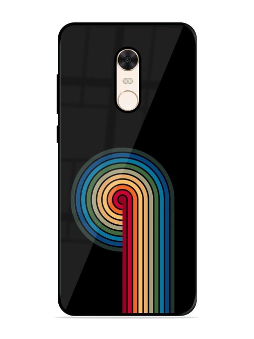 Rainbow Ripple Glossy Soft Edge Case for Xiaomi Redmi Note 5 Chachhi