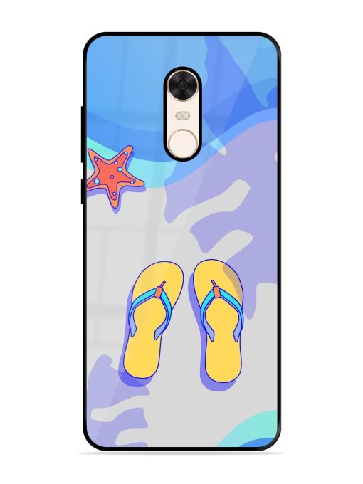 Sandy Toes And Salty Seas Glossy Soft Edge Case for Xiaomi Redmi Note 5