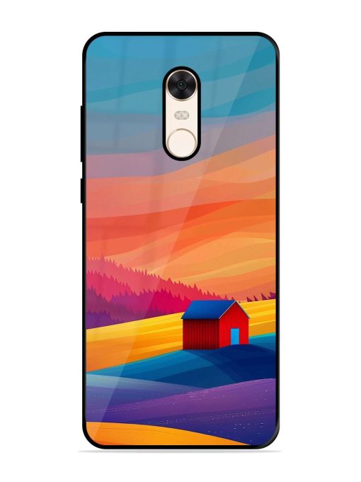 Sunset Solitude Glossy Soft Edge Case for Xiaomi Redmi Note 5 Chachhi