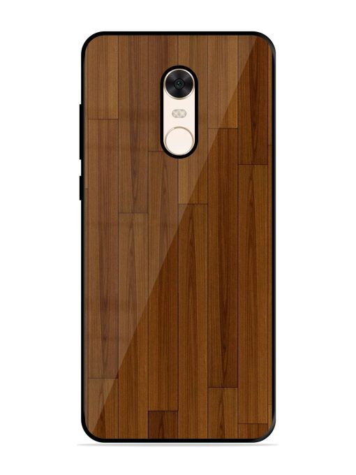 Warm Woodgrain Glossy Soft Edge Case for Xiaomi Redmi Note 5