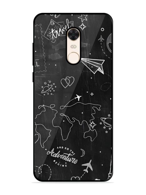 Wanderlust Sketchbook Glossy Soft Edge Case for Xiaomi Redmi Note 5 Chachhi