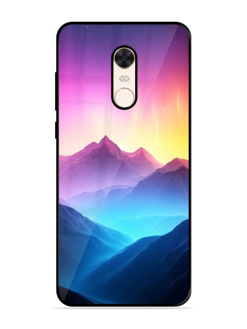 Cosmic Mountains Glossy Soft Edge Case for Xiaomi Redmi Note 5 Chachhi