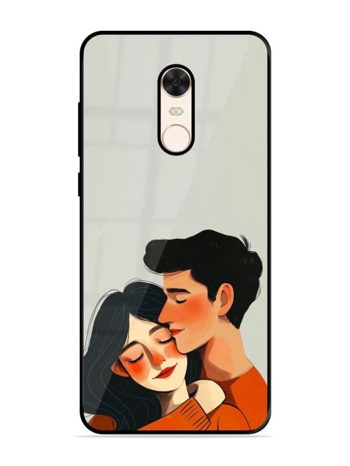 Craft Couples Glossy Soft Edge Case for Xiaomi Redmi Note 5 Chachhi