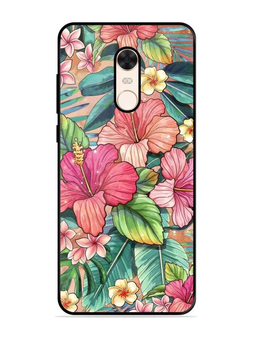 Tropical Tapestry Glossy Soft Edge Case for Xiaomi Redmi Note 5 Chachhi