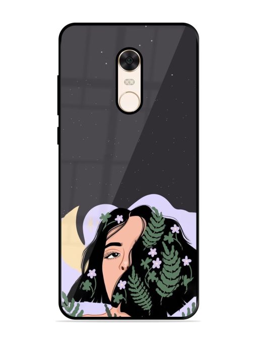 Lunar Lullaby Glossy Soft Edge Case for Xiaomi Redmi Note 5 Chachhi