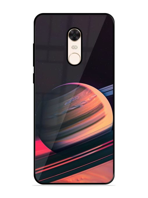 Neon Saturn Glossy Soft Edge Case for Xiaomi Redmi Note 5 Chachhi