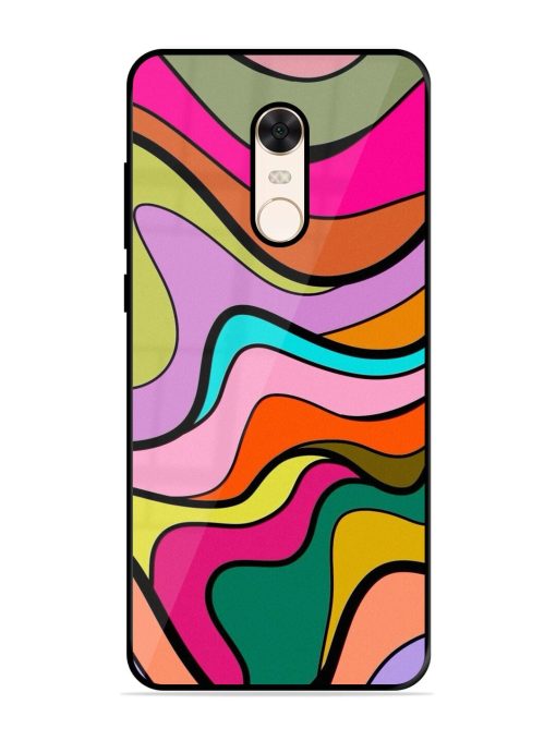 Wavy Wonder Glossy Soft Edge Case for Xiaomi Redmi Note 5 Chachhi