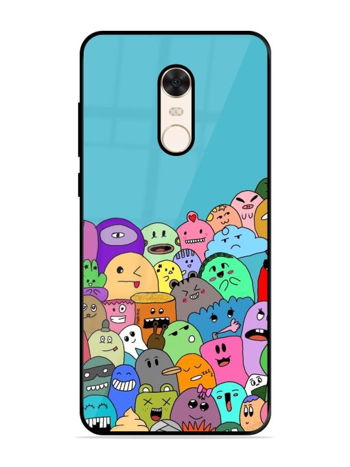 Monster Mash Glossy Soft Edge Case for Xiaomi Redmi Note 5 Chachhi