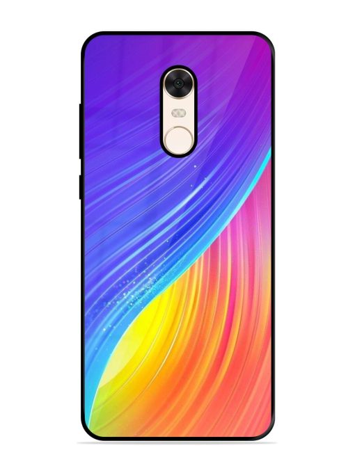 Neon Swirl Glossy Soft Edge Case for Xiaomi Redmi Note 5 Chachhi